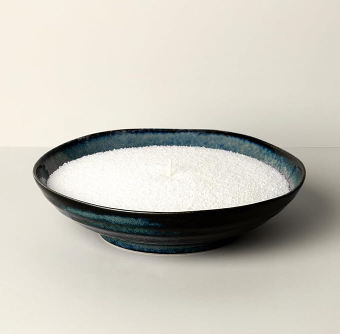 Light Dust Pearl White Refillable Powder Candle – 500g Unscented